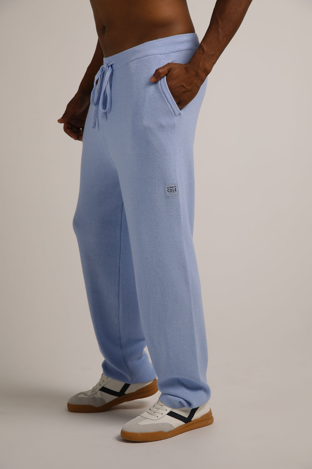 מכנסי סריג בגזרה ישרה | קנת קול