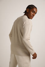 סווטשירט סריג בטקסטורת ריב | קנת קול