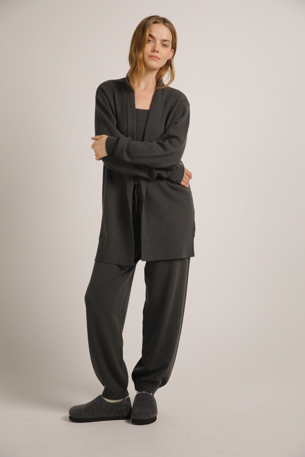 קרדיגן סרוג ארוך | קנת קול