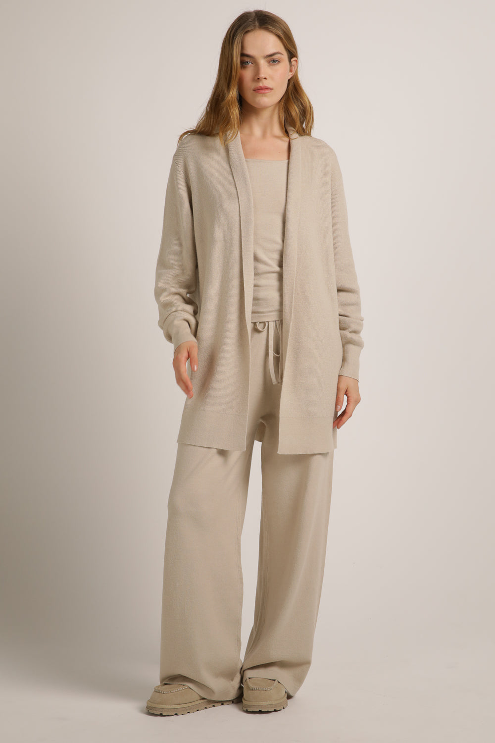 קרדיגן סרוג ארוך | קנת קול