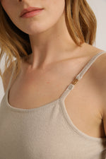 גופיית ספגטי בטקסטורת סריג | קנת קול