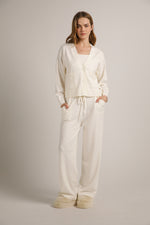 קרדיגן סרוג בגזרת קרופ | קנת קול