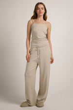 מכנסי סריג בגזרה רחבה | קנת קול