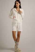 ג'קט סרוג עם קפצ'ון | קנת קול