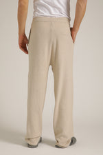 מכנסי סריג ארוכים מבד ריב | קנת קול