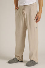 מכנסי סריג ארוכים מבד ריב | קנת קול