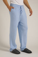 מכנסי סריג ארוכים מבד ריב | קנת קול