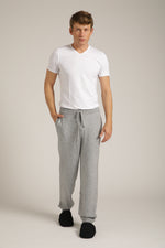 מכנסי סריג ארוכים מבד ריב | קנת קול