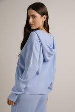 ג'קט ריב סרוג עם קפוצ'ון | קנת קול