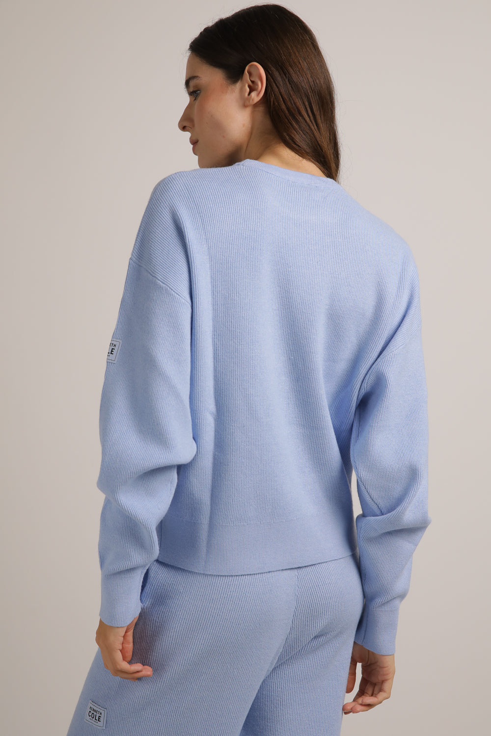 סווטשירט סרוג מבד ריב | קנת קול