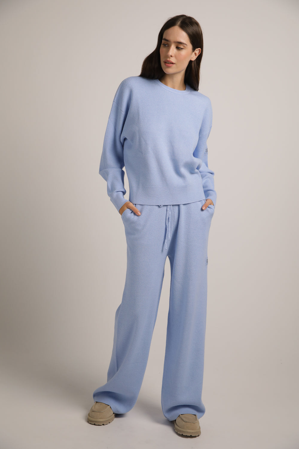 סווטשירט סרוג מבד ריב | קנת קול