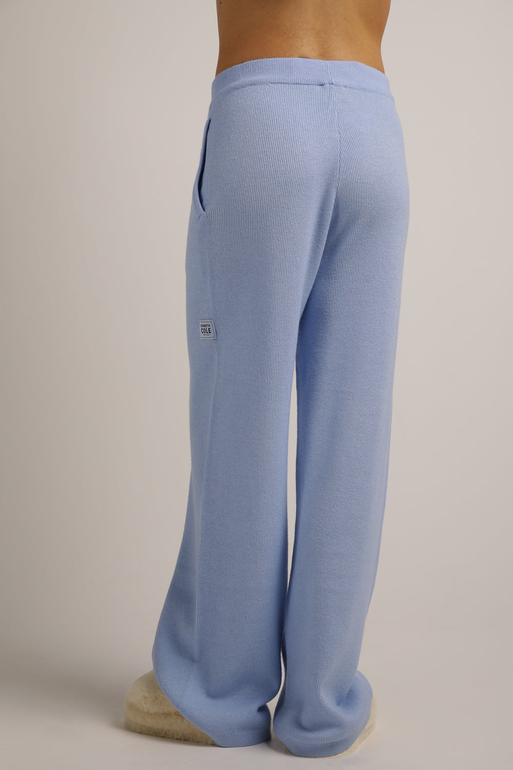 מכנסי סריג בגזרה רחבה | קנת קול