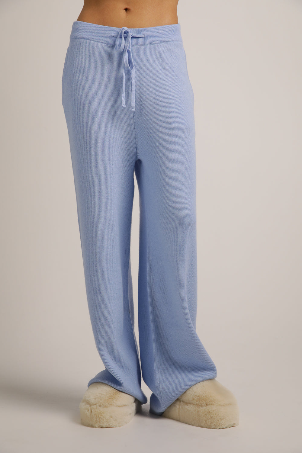 מכנסי סריג בגזרה רחבה | קנת קול