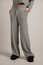 מכנסי סריג בגזרה רחבה | קנת קול