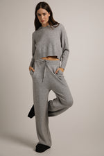 מכנסי סריג בגזרה רחבה | קנת קול