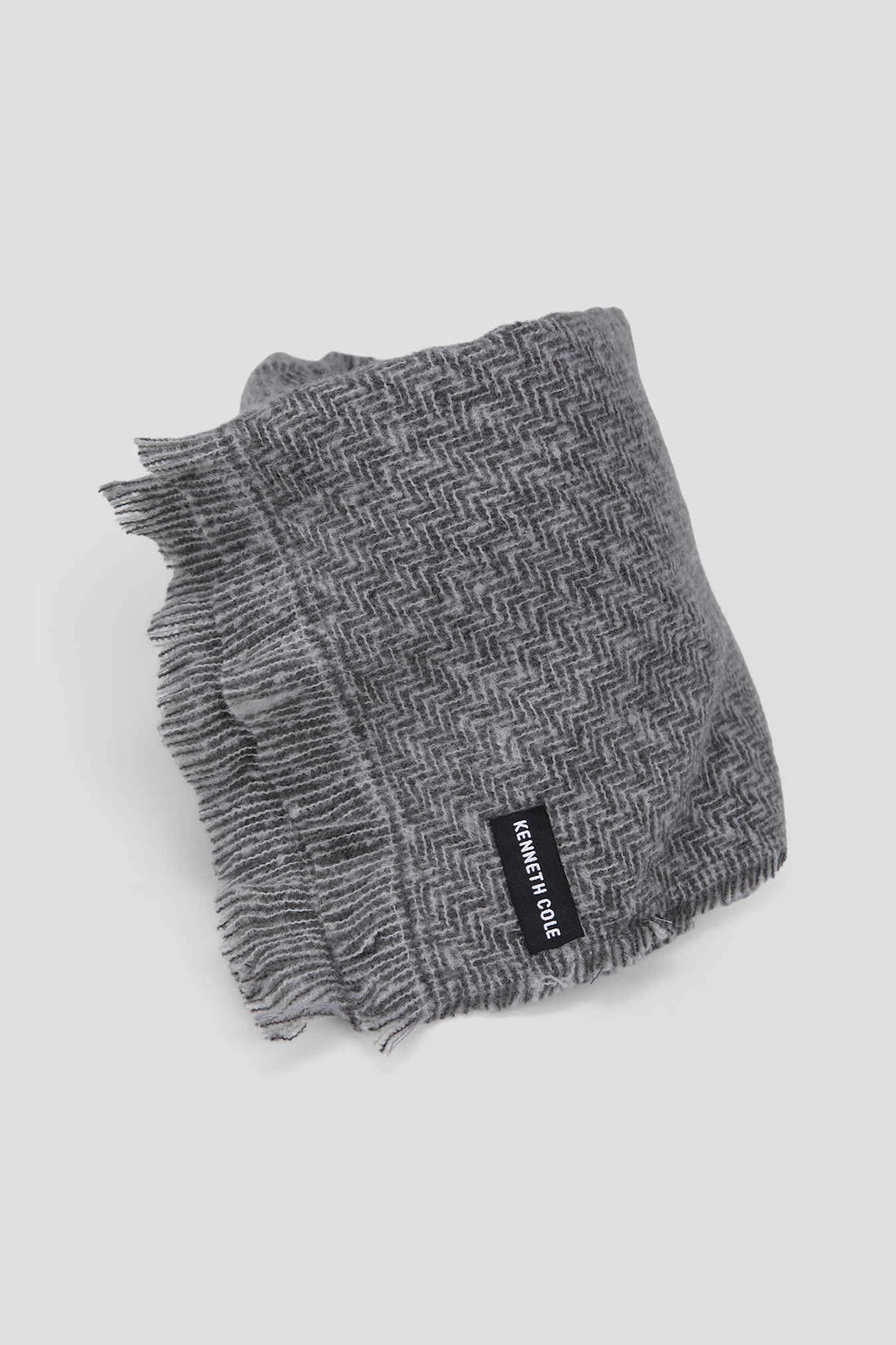 צעיף סרוג בדוגמת זיגזג | קנת קול