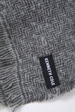 צעיף סרוג בדוגמת זיגזג | קנת קול