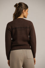 חולצת סריג עם לוגו המותג בגב | קנת קול