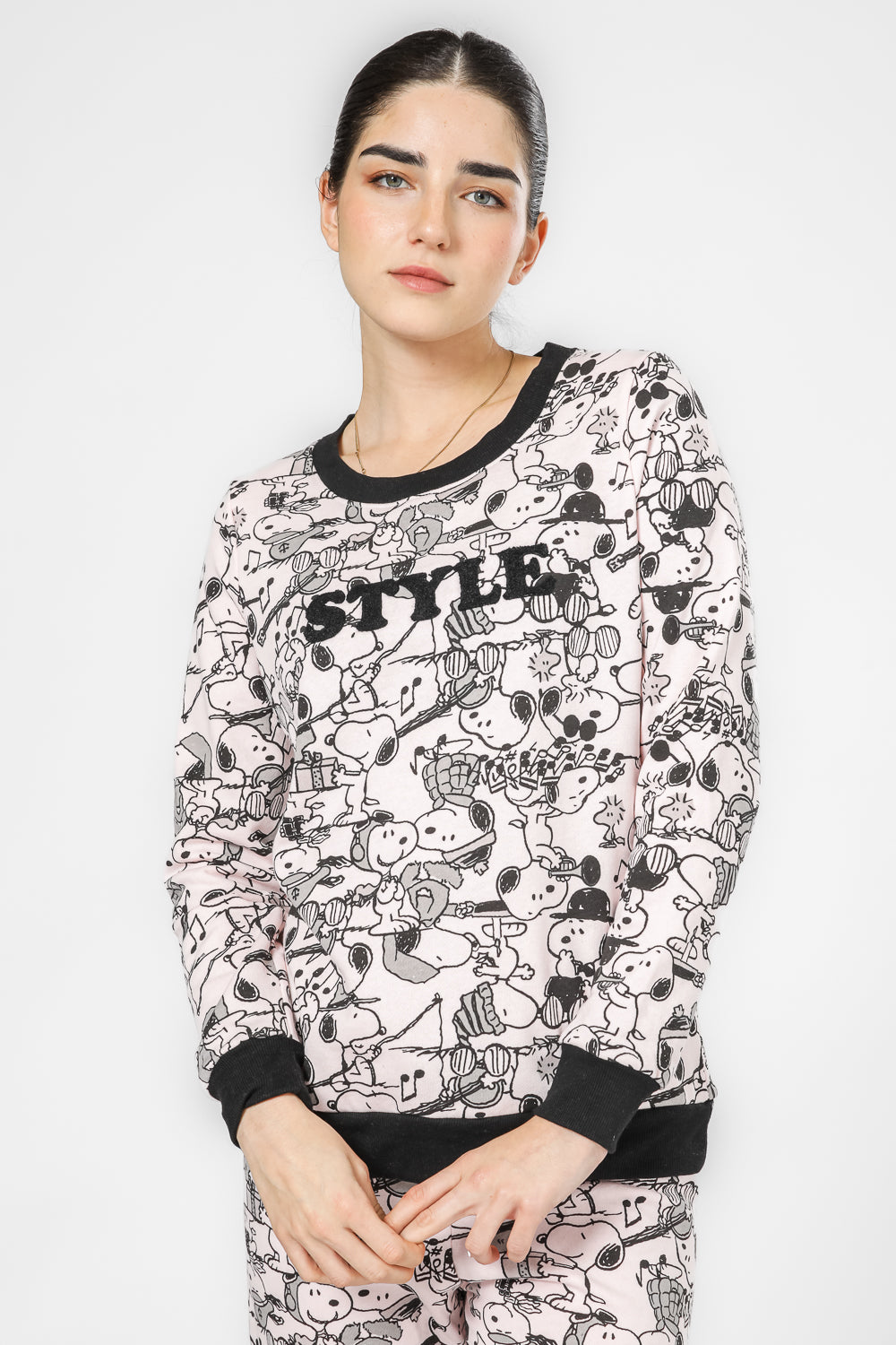 פיג'מה סנופי סטייל פליז