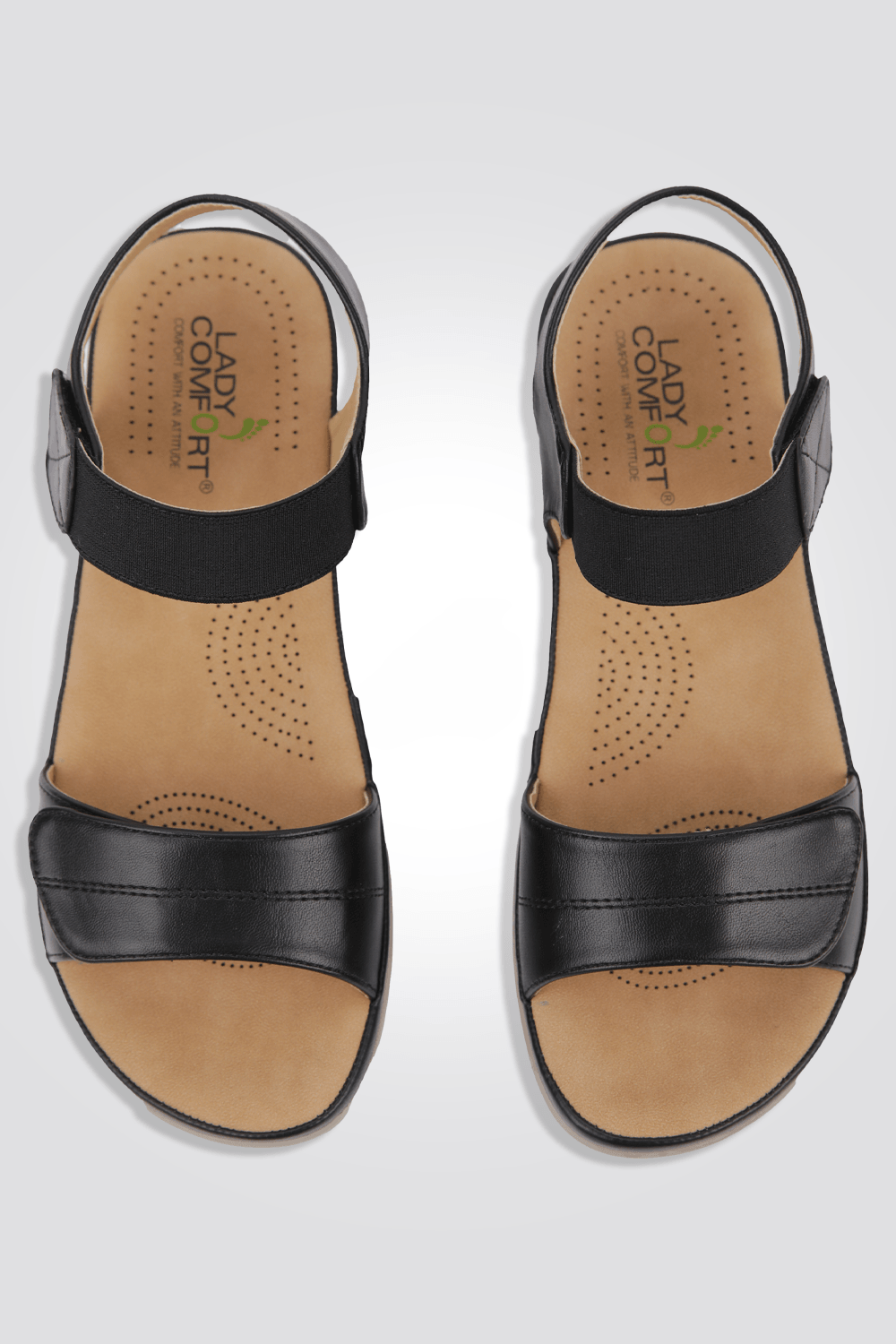 סנדל לנשים בצבע שחור - MASHBIR//365