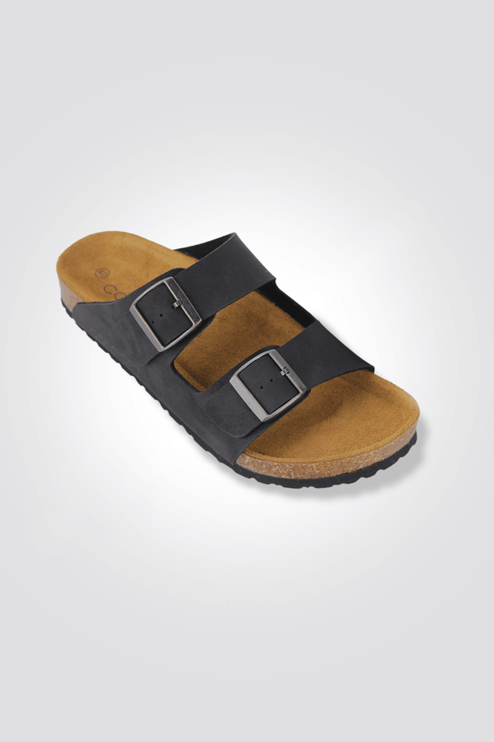 כפכף לגבר 2 רצועות בצבע שחור - MASHBIR//365