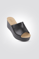 כפכף פלטפורמה רוקי בצבע שחור - MASHBIR//365