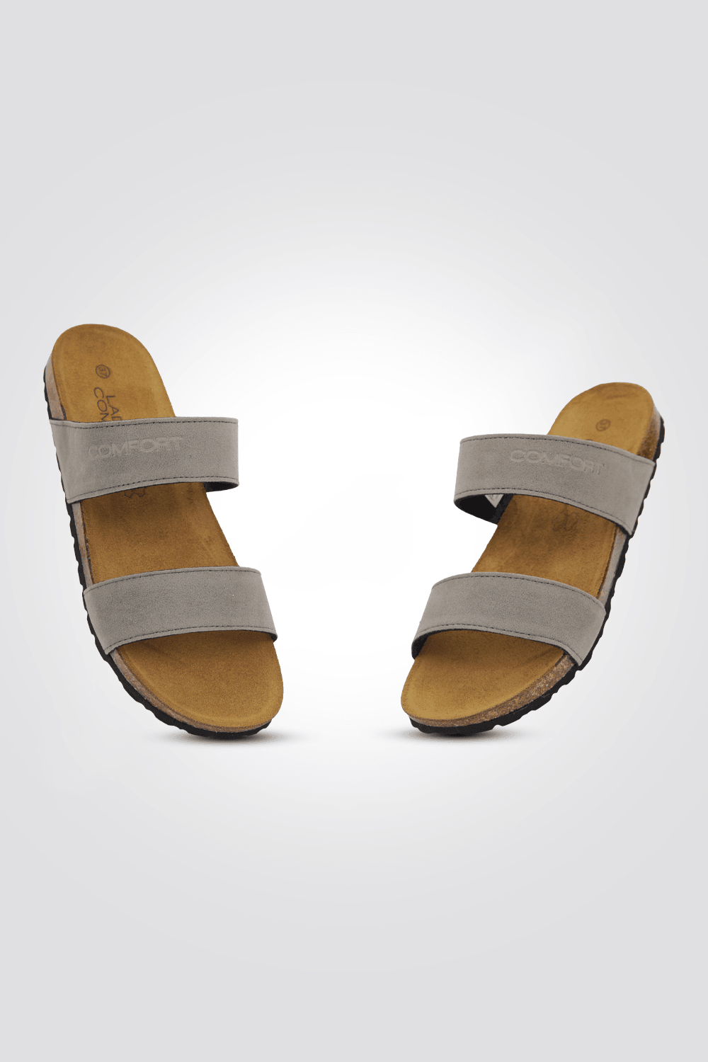 כפכף 2 רצועות בצבע אפור - MASHBIR//365