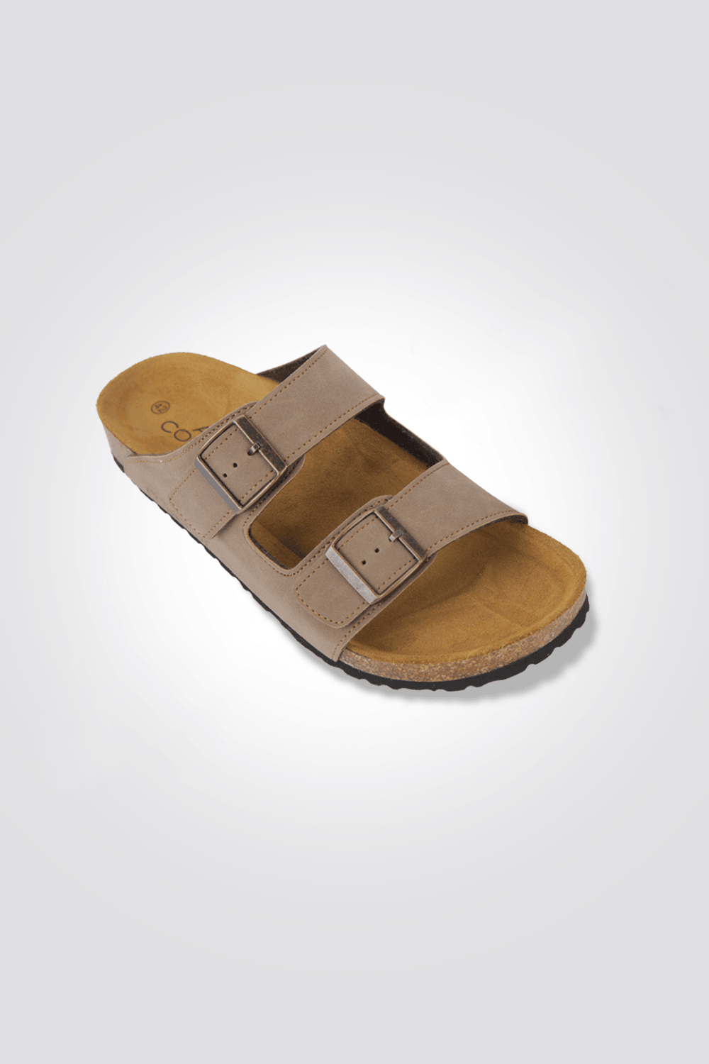 כפכף לגבר 2 רצועות בצבע חום - MASHBIR//365