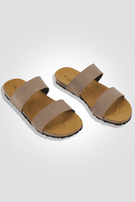 כפכף 2 רצועות בצבע חום LADY COMFORT - MASHBIR//365