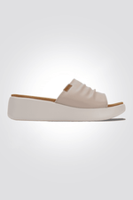 כפכפי פלטפורמה כיווצים בצבע ניוד - MASHBIR//365