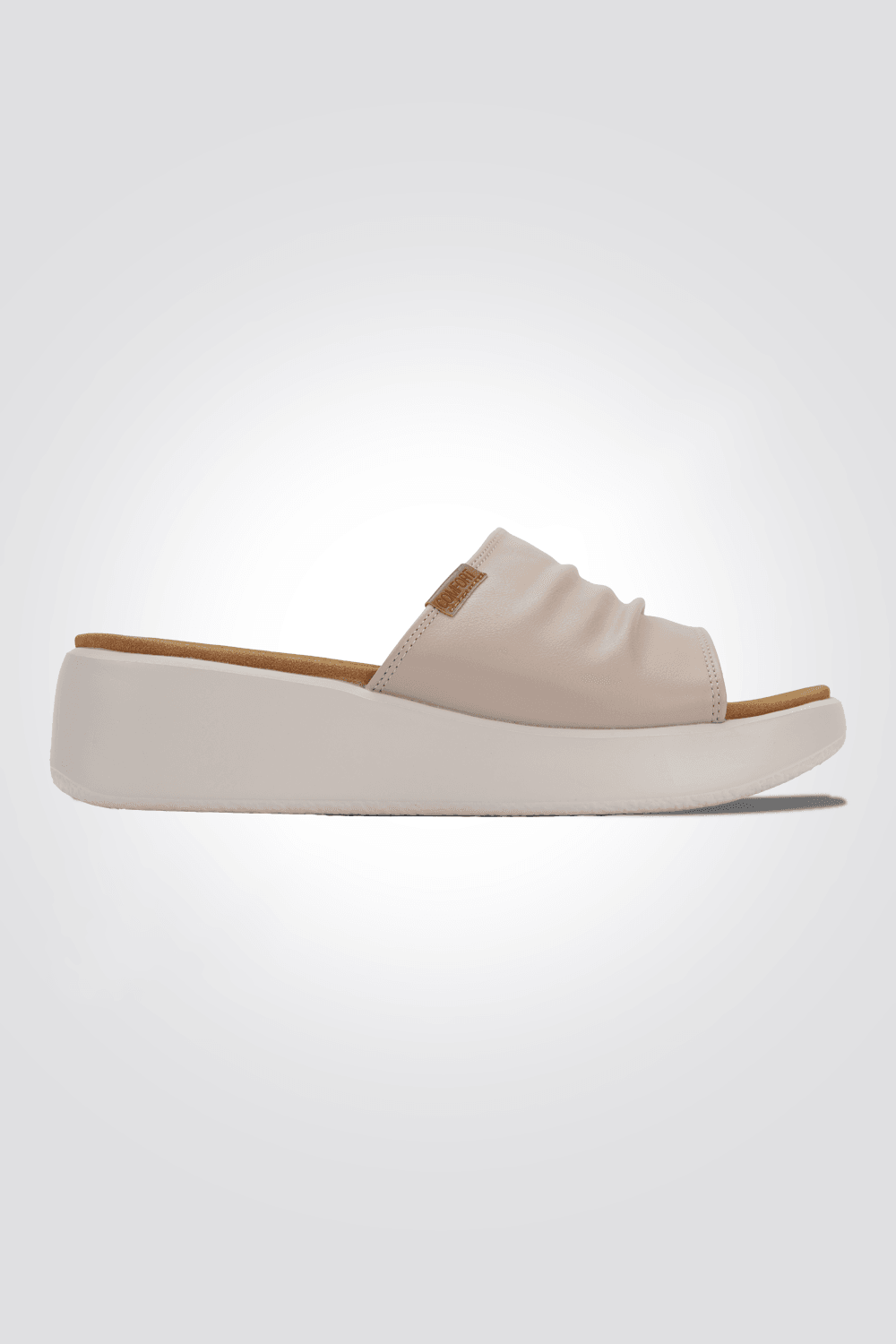 כפכפי פלטפורמה כיווצים בצבע ניוד - MASHBIR//365