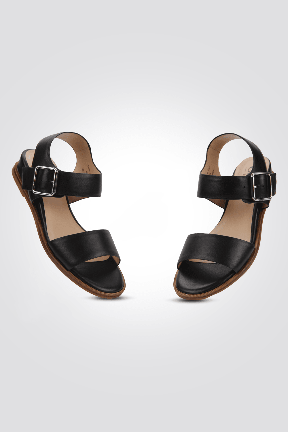 סנדל עור בצבע שחור - MASHBIR//365