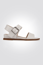 סנדל עור בצבע לבן - MASHBIR//365