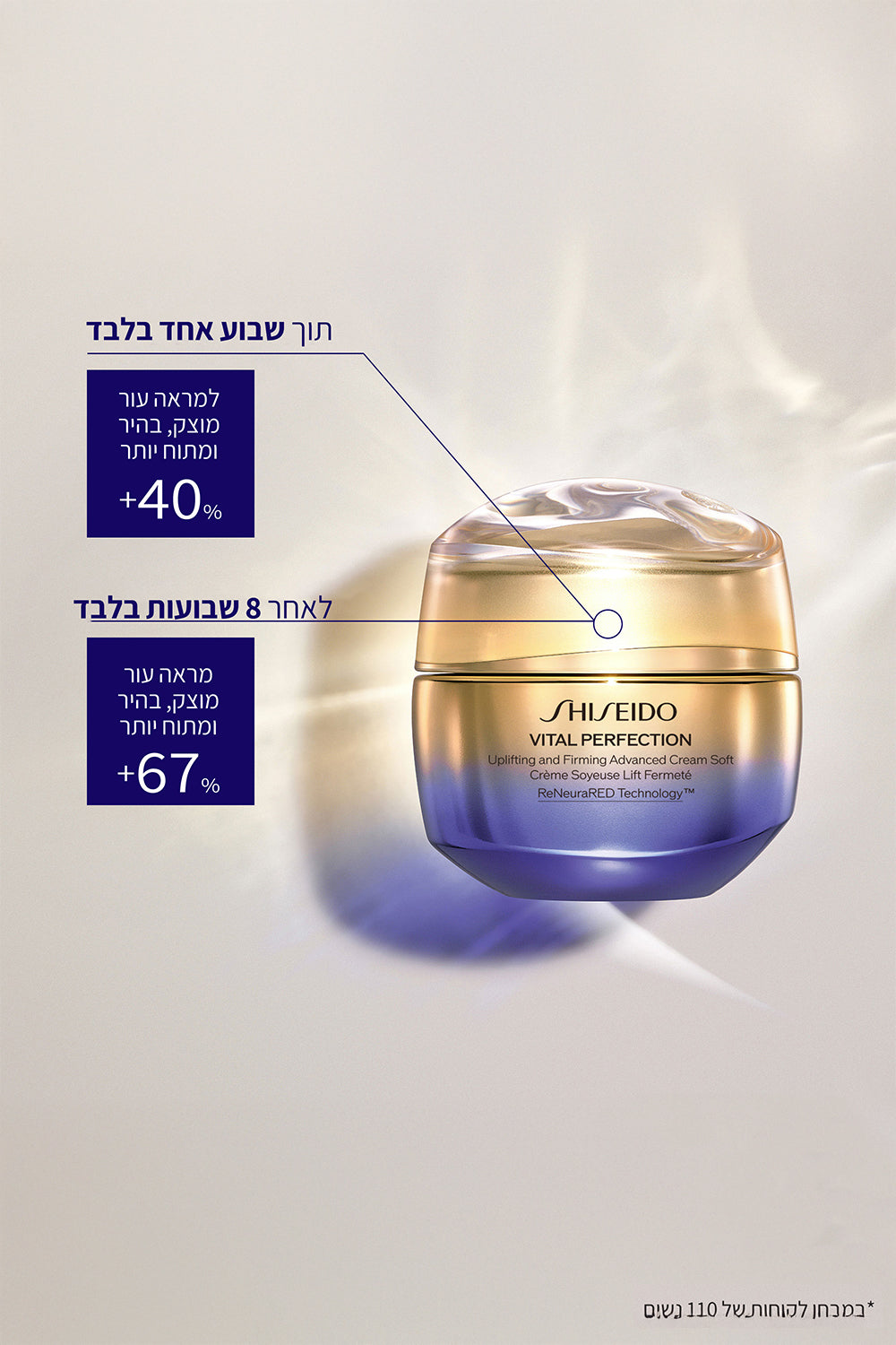 קרם ממצק במרקם קליל 50 מ"ל VITAL PERFECTION