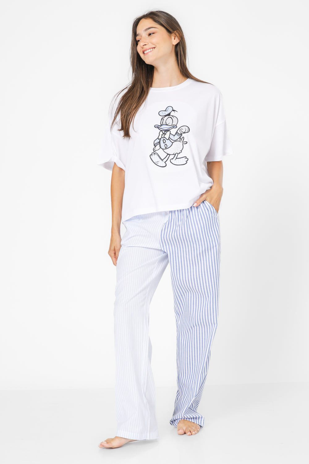 סט פיג’מה דקה DONALD PATCH