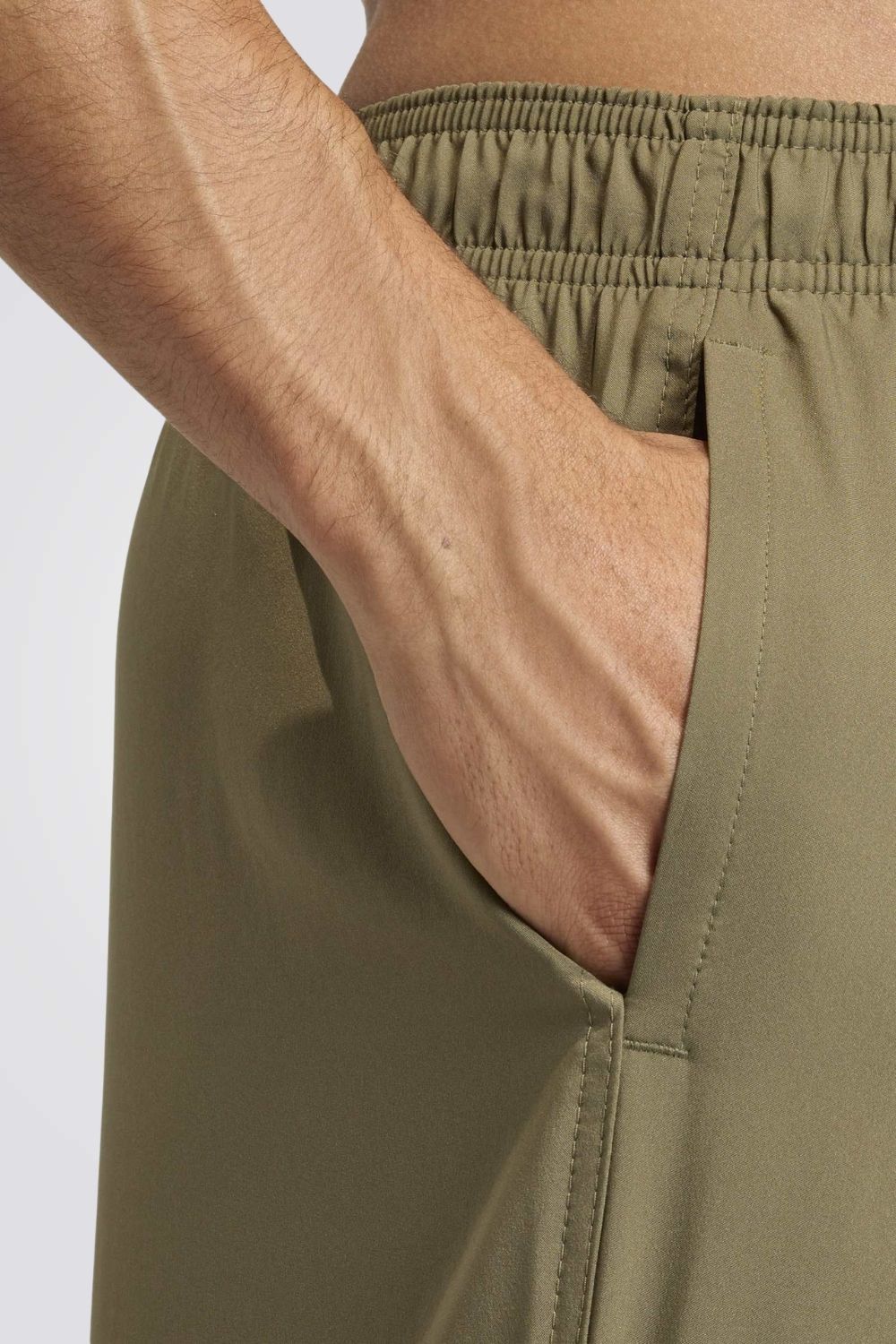 מכנסי בגד ים Solid 3Bars 8In לגברים | אדידס