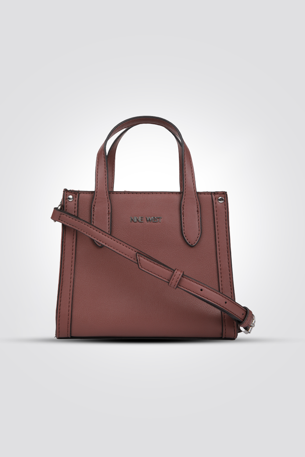 תיק צד גדול לנשים בצבע בורדו