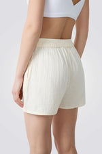 מכנסי פיג'מה קצרים מכותנה VENICIA לנשים