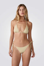 תחתון ביקיני מנצנץ עם קשירה בצדדים HELIO לנשים