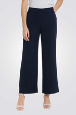 מכנסיים ארוכים מתרחבים בצבע נייבי