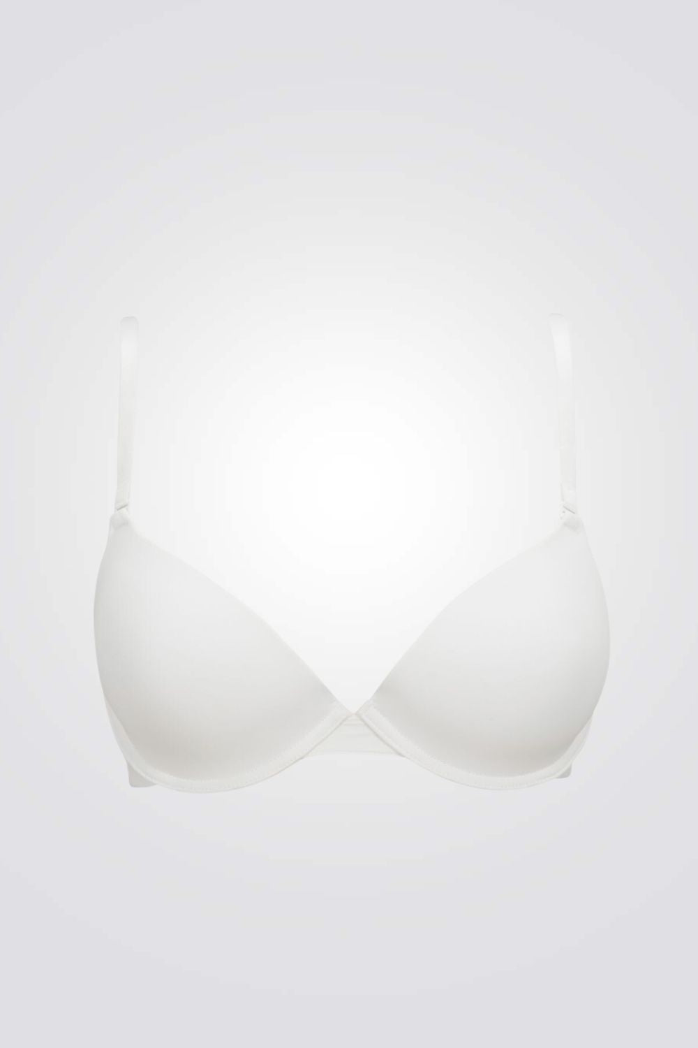 חזיית טי מרופדת בצבע לבן