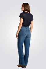 טישירט גימור נצנצים בצבע נייבי