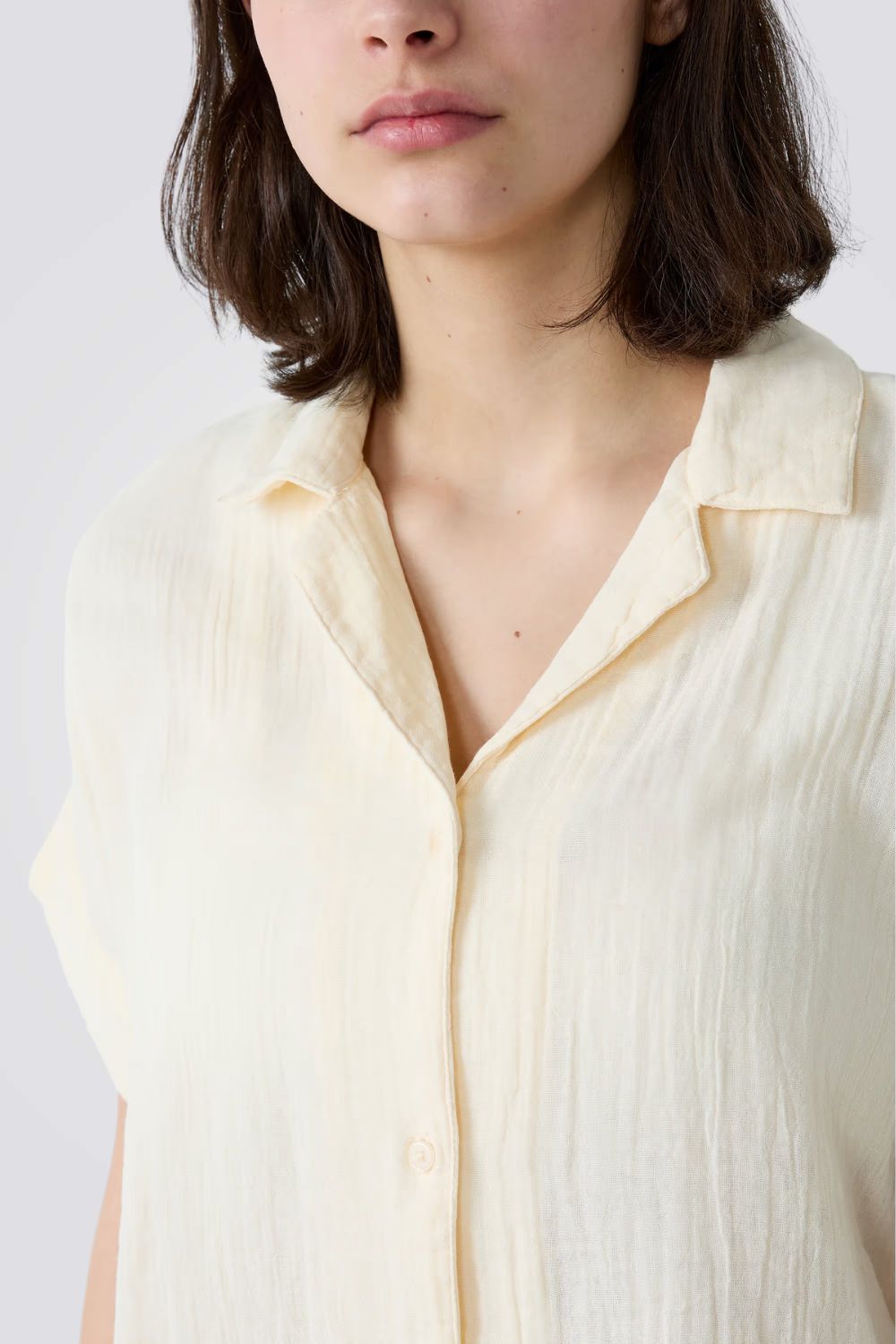 חולצת פיג'מה מכופתרת מכותנה VENICIA לנשים