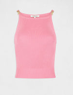 גופייה עם רצועות דקות בצבע ורוד - MASHBIR//365