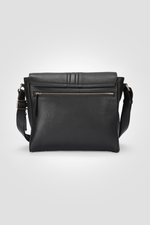 תיק צד עור ALINEI בצבע שחור