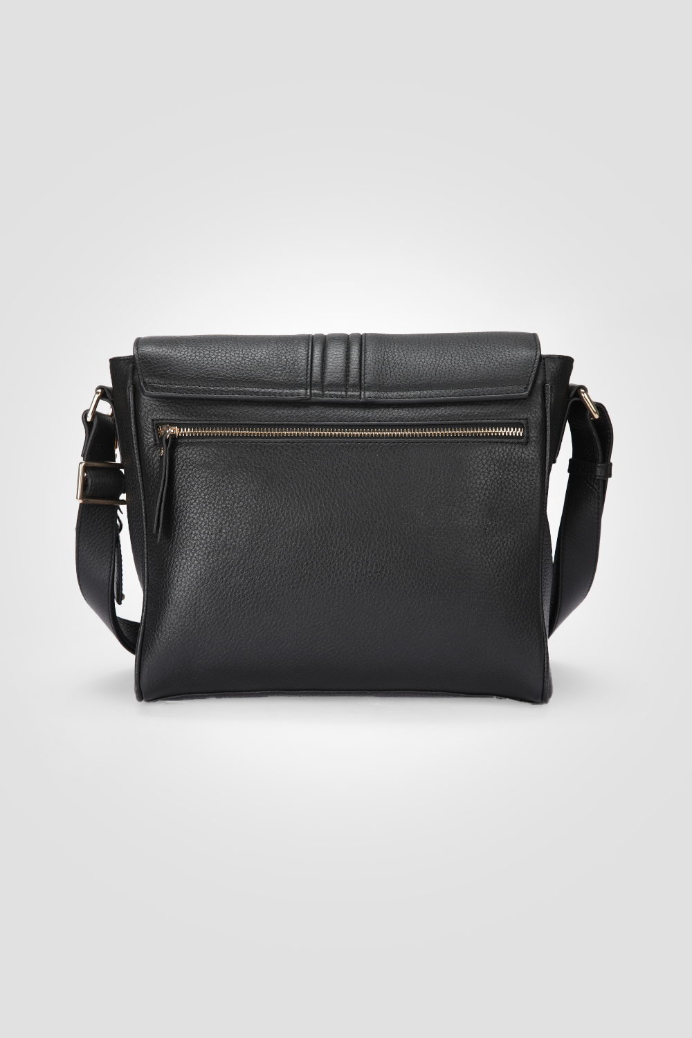 תיק צד עור ALINEI בצבע שחור