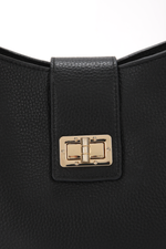 תיק צד עור SOLANGY בצבע שחור