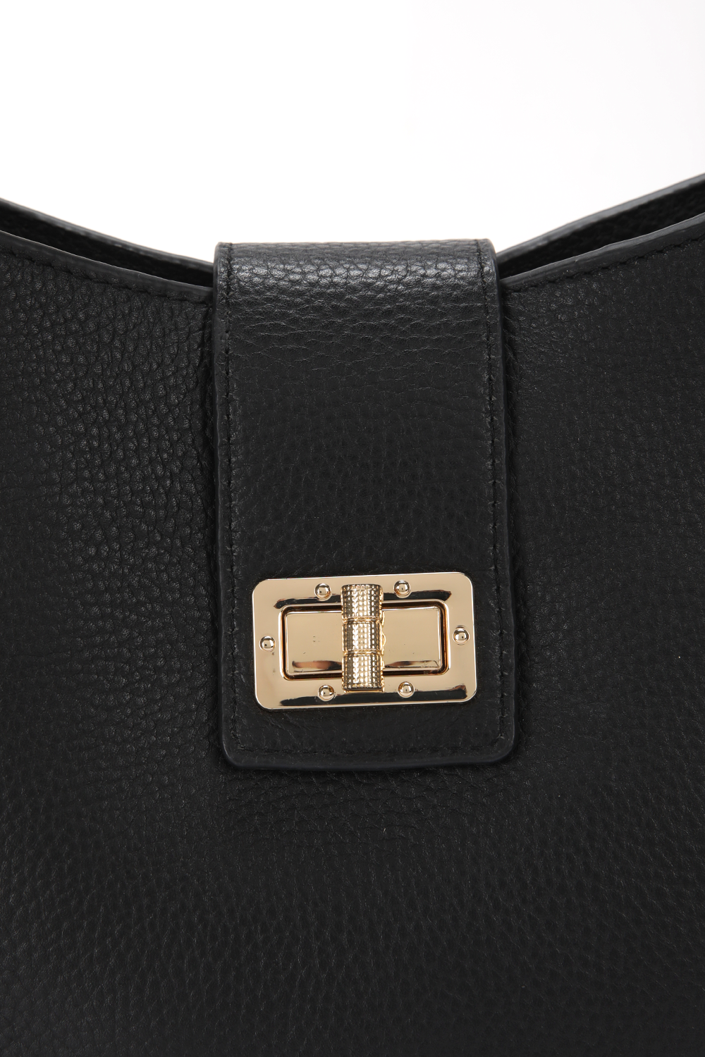 תיק צד עור SOLANGY בצבע שחור