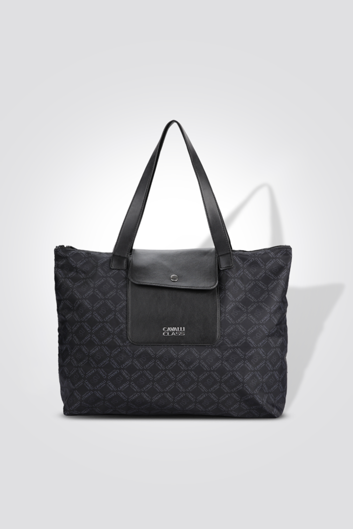 תיק צד לנשים בצבע שחור אפור