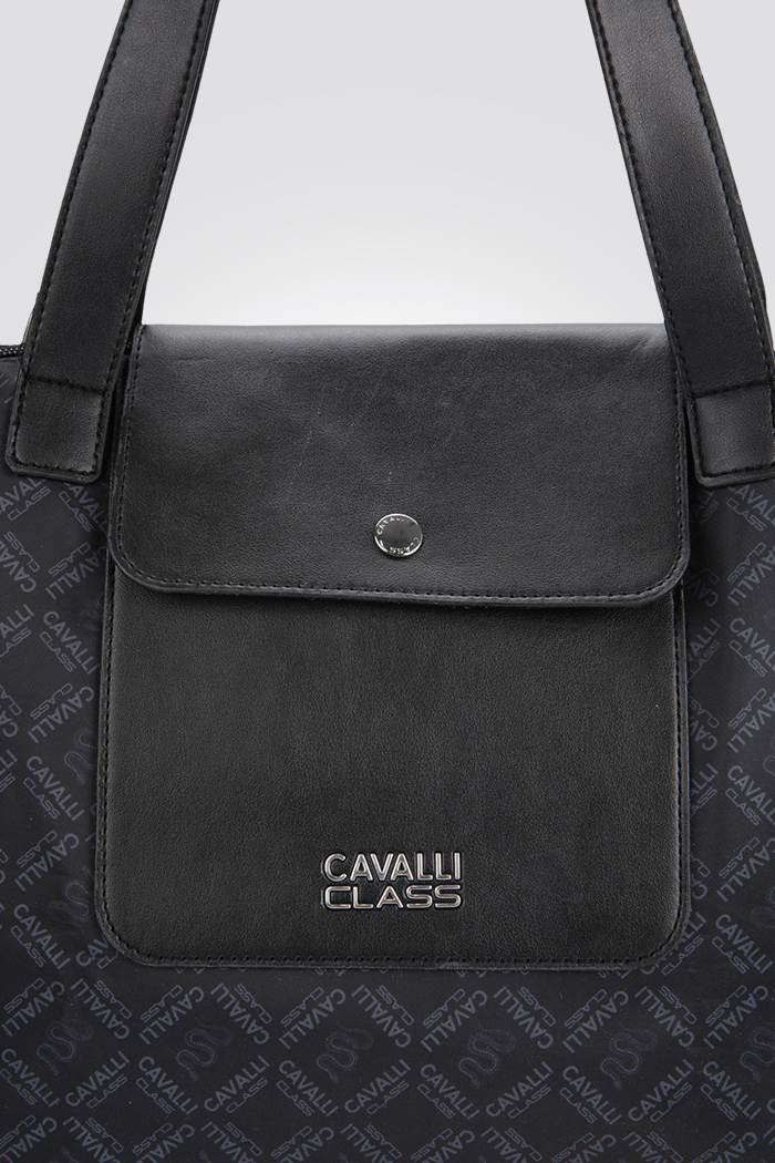 תיק צד לנשים XL בצבע שחור ואפור